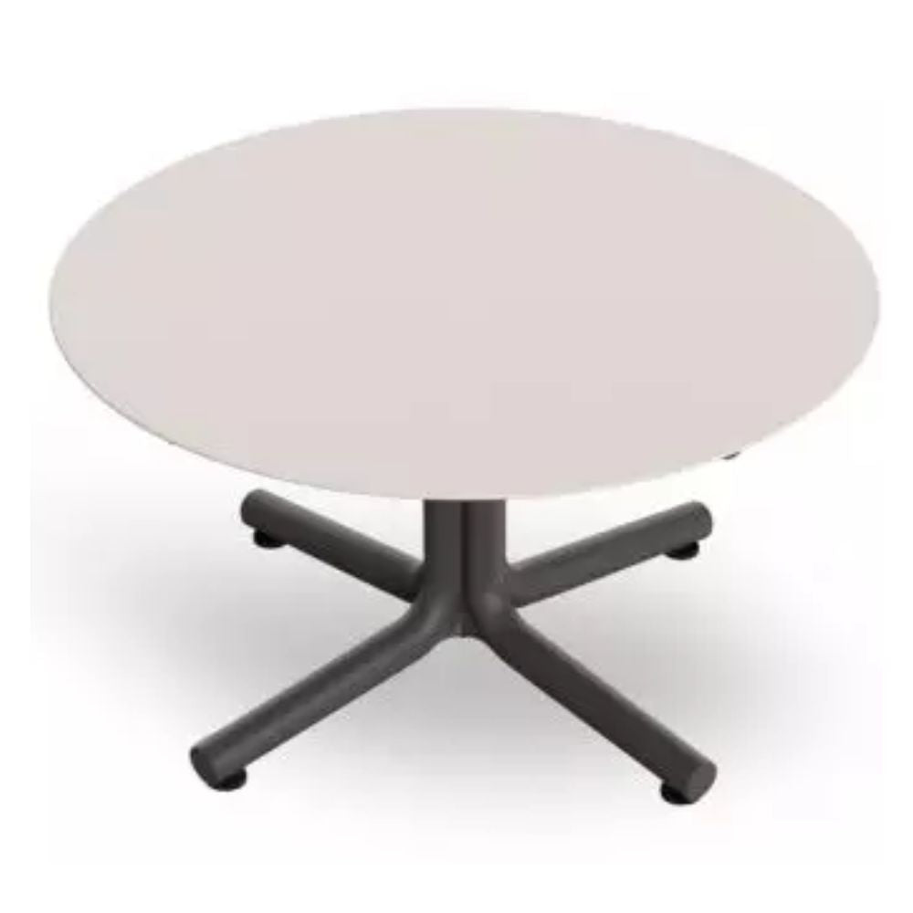 MESA RESOL BINI HPL LOUNGE | Mesa Ocasional | Tablero Compacto Fenólico | Pie Polipropileno | Fibra Vidrio | Protección UV | Interior + Exterior - 06079 - Resol - NOGAL BEAT - Mesas