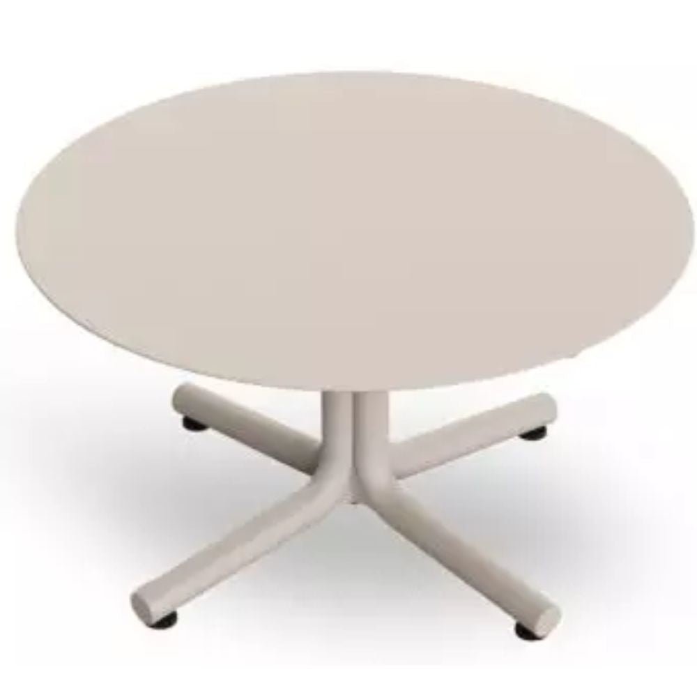 MESA RESOL BINI HPL LOUNGE | Mesa Ocasional | Tablero Compacto Fenólico | Pie Polipropileno | Fibra Vidrio | Protección UV | Interior + Exterior - 06083 - Resol - NOGAL BEAT - Mesas