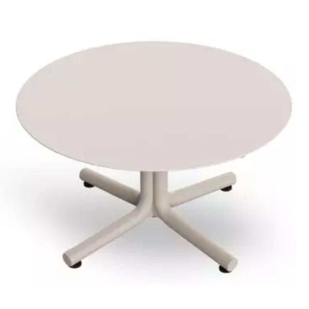 MESA RESOL BINI HPL LOUNGE | Mesa Ocasional | Tablero Compacto Fenólico | Pie Polipropileno | Fibra Vidrio | Protección UV | Interior + Exterior - 06081 - Resol - NOGAL BEAT - Mesas