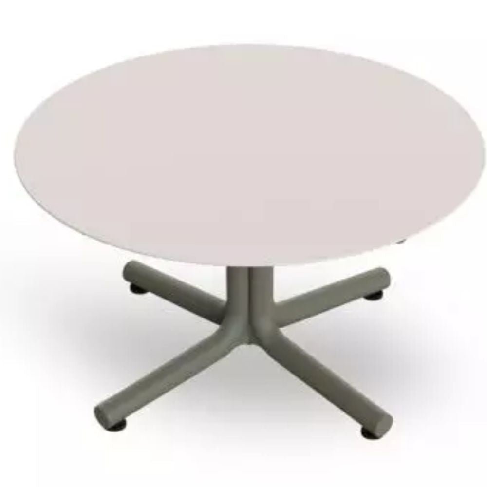 MESA RESOL BINI HPL LOUNGE | Mesa Ocasional | Tablero Compacto Fenólico | Pie Polipropileno | Fibra Vidrio | Protección UV | Interior + Exterior - 06080 - Resol - NOGAL BEAT - Mesas