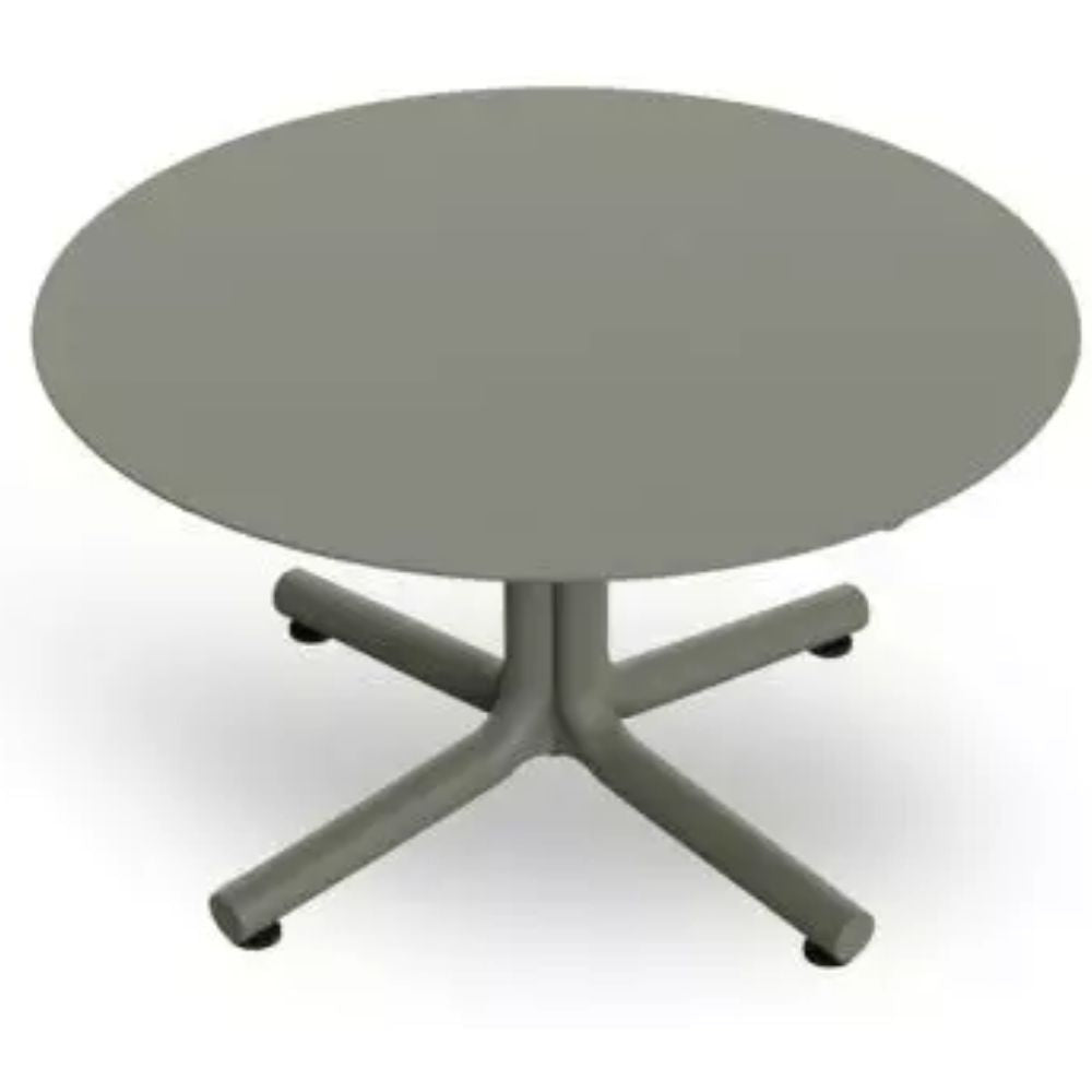 MESA RESOL BINI HPL LOUNGE | Mesa Ocasional | Tablero Compacto Fenólico | Pie Polipropileno | Fibra Vidrio | Protección UV | Interior + Exterior - 06082 - Resol - NOGAL BEAT - Mesas