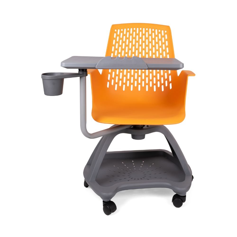 SILLA ESCOLAR OFFIHO BLOW OHP-2100 | Silla Escolar | Rodajas | Base Giratoria | Varios Colores | Polipropileno | Interior - OHP-2100 - OFFIHO - NOGAL BEAT - Sillas